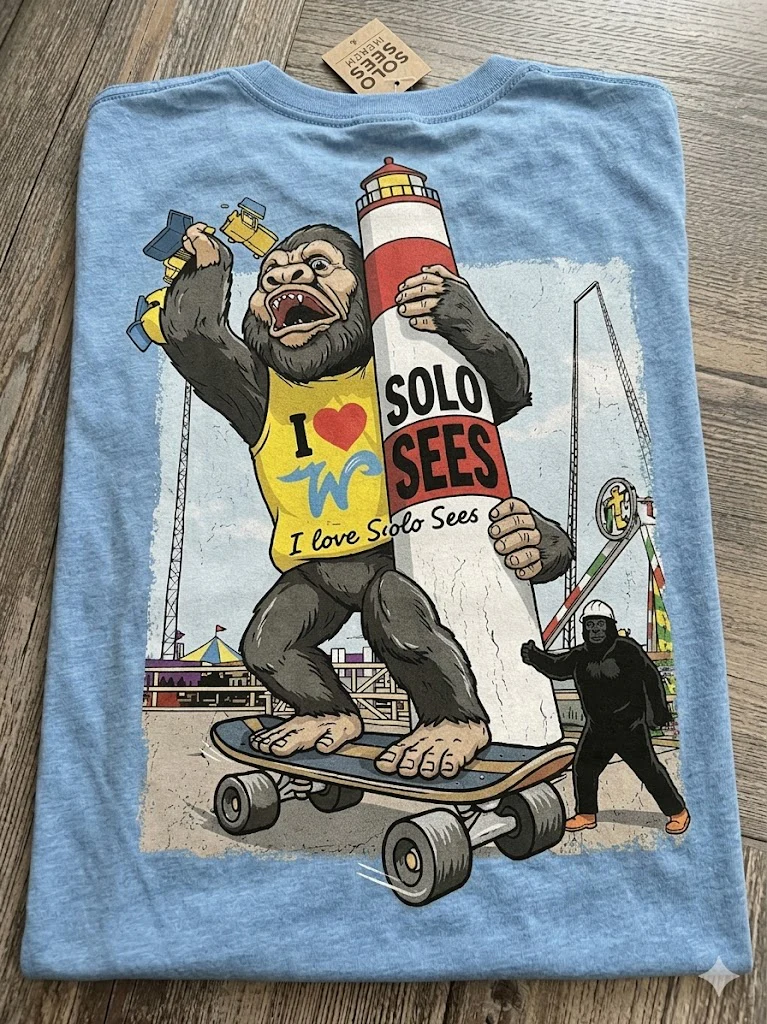 I Love Wildwood Tee Back - Kong Skate