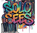 Solo Sees Graffiti Sticker