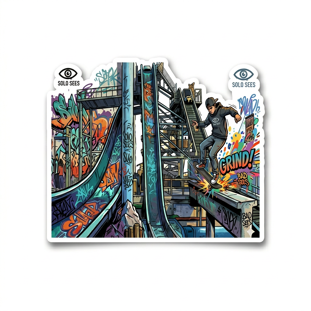 Wildwood Grind Sticker